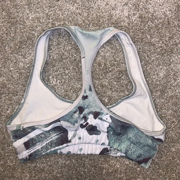 Dark Green, Gray & White Spirts bra size S - Picture 8 of 11